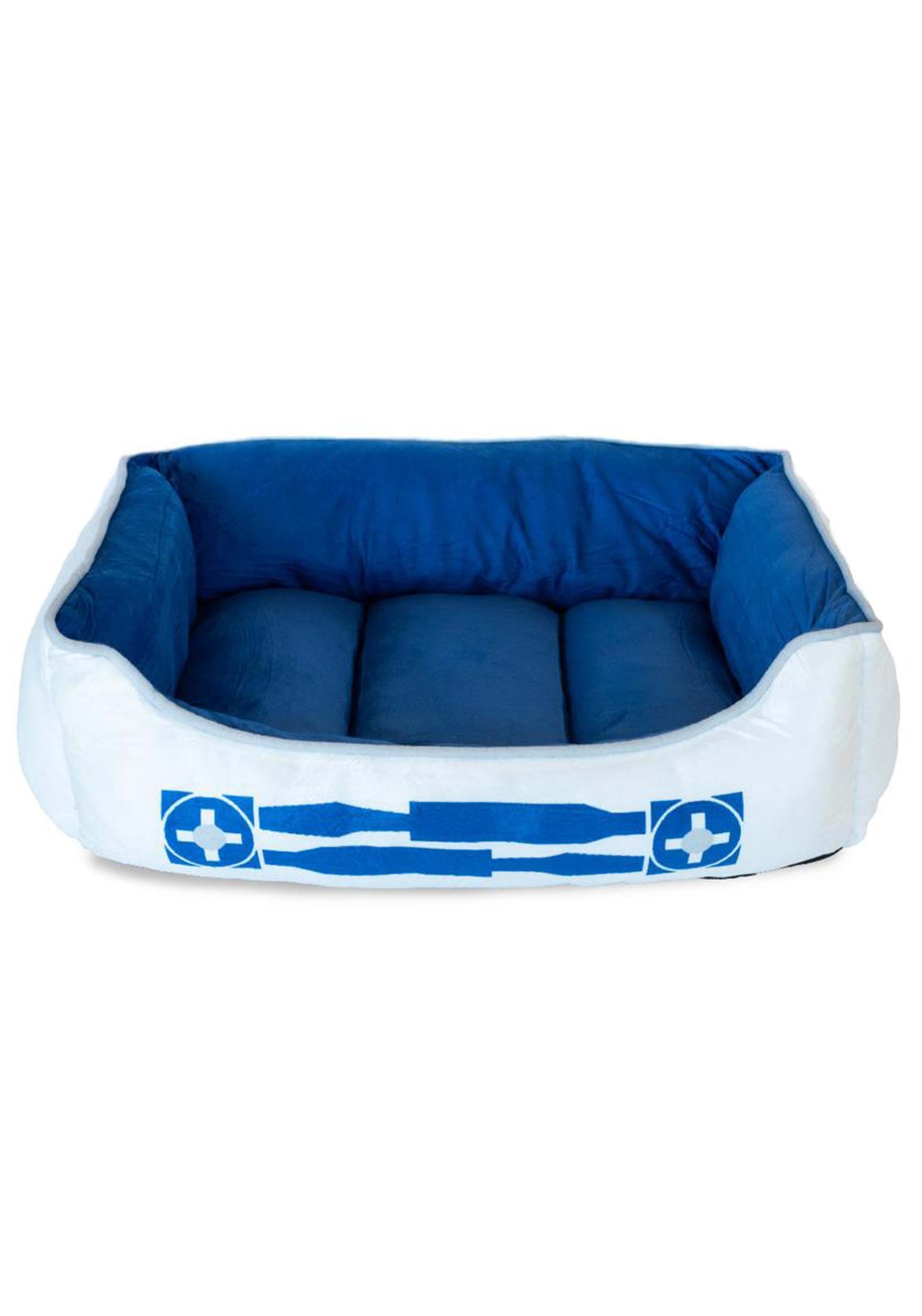 Blue and White Star Wars R2-D2 Dog Bed