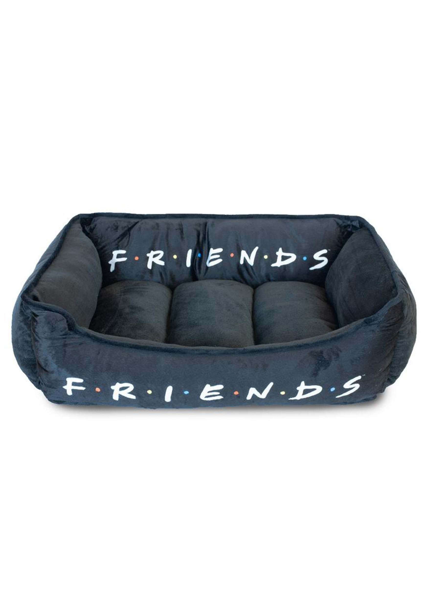 Black and White FRIENDS Dog Bed
