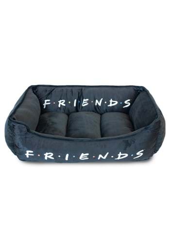 FRIENDS Black and White Dog Bed