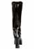 Faux Leather Women's Sexy Black Knee High Boots Alt 3