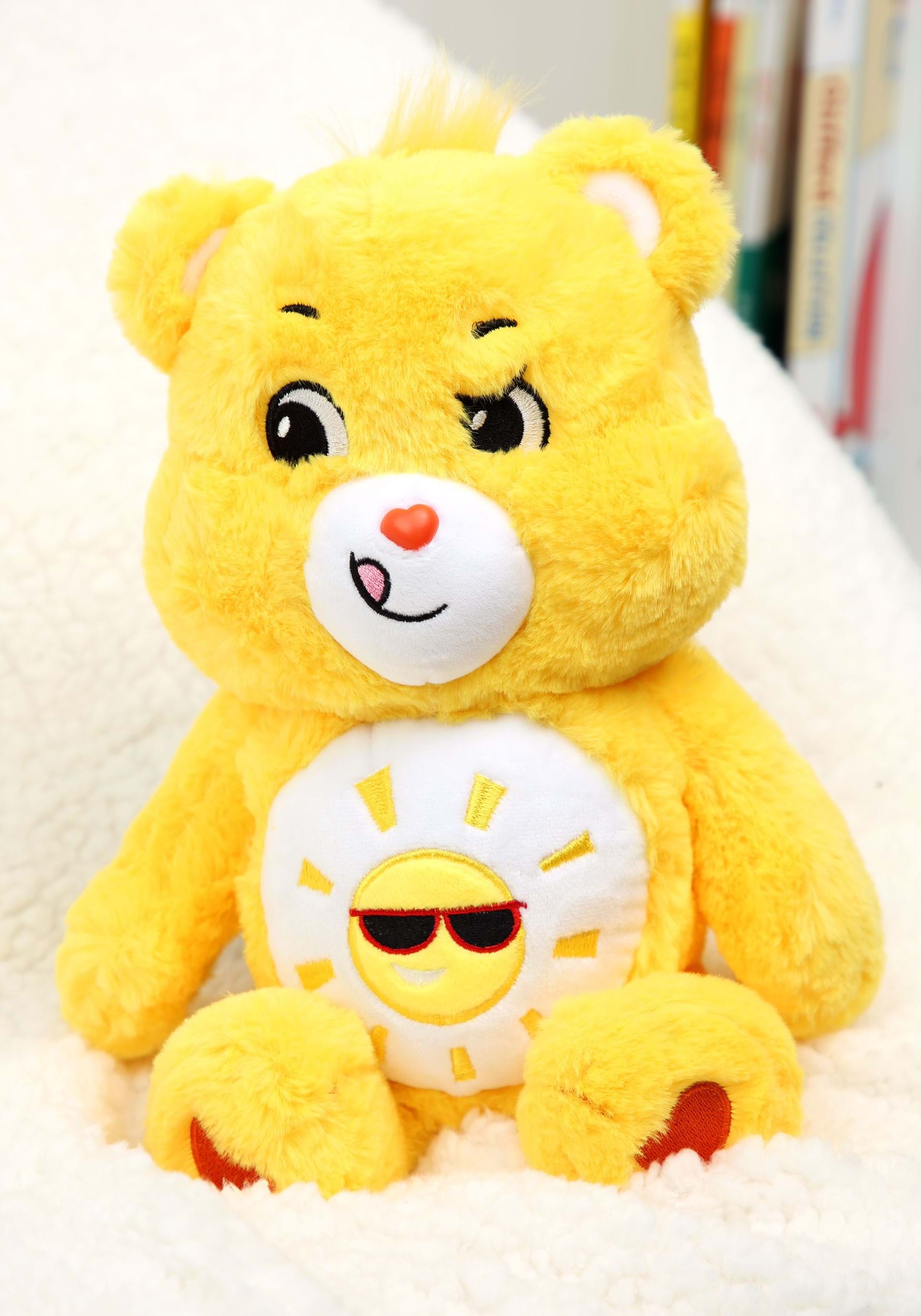 Care Bears Care Bears Funshine Bear 2003 Play Along 21 Inch Soft Plush Toy Yellow w/ Tag 