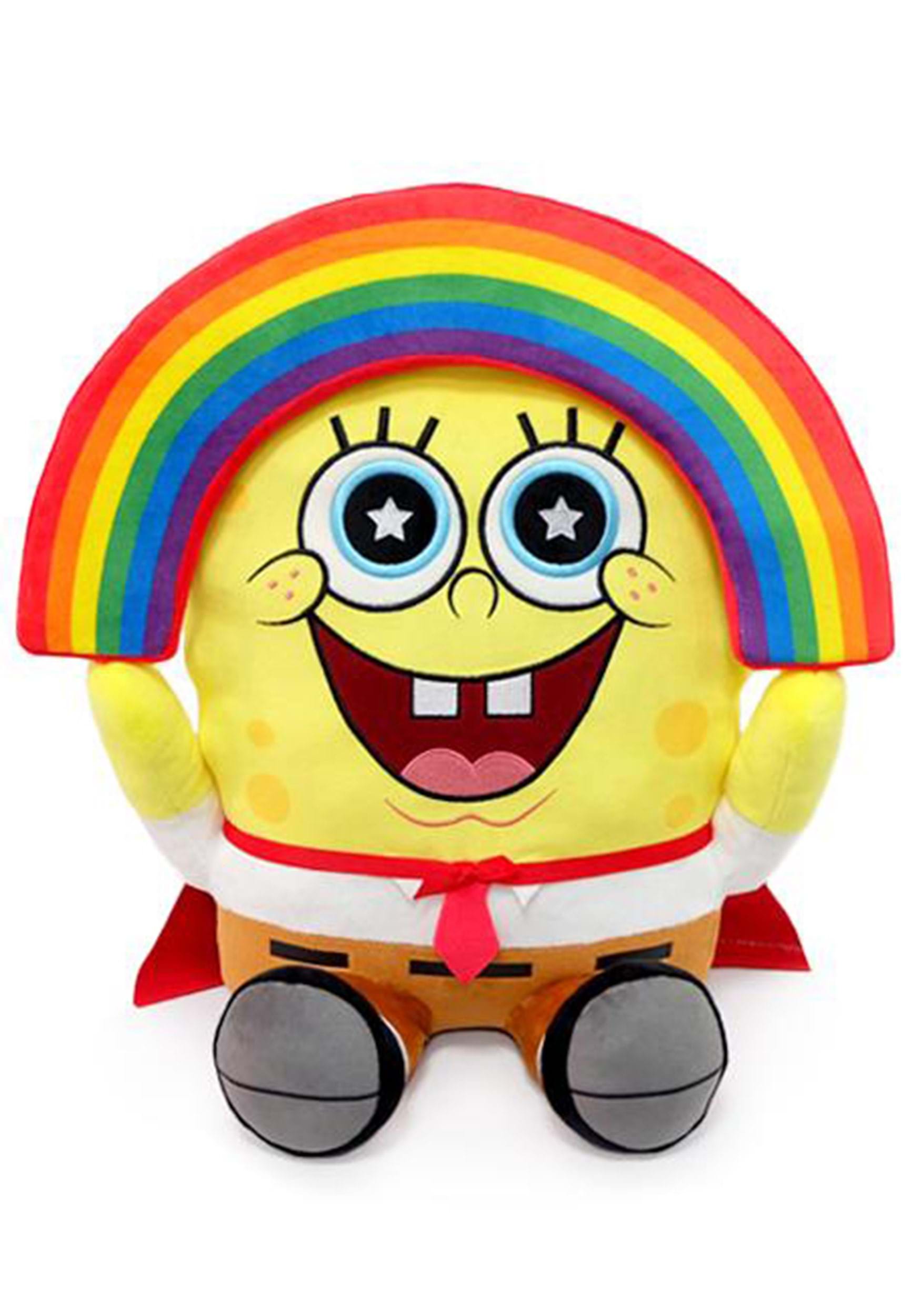 Nickelodeon SpongeBob HugMe 16" Rainbow Plush