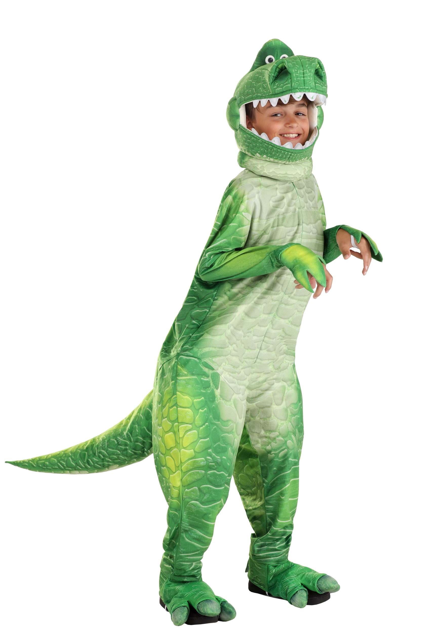 Photos - Fancy Dress Deluxe FUN Costumes Kid's  Toy Story Rex Costume Green/Yellow FUN3384CH 
