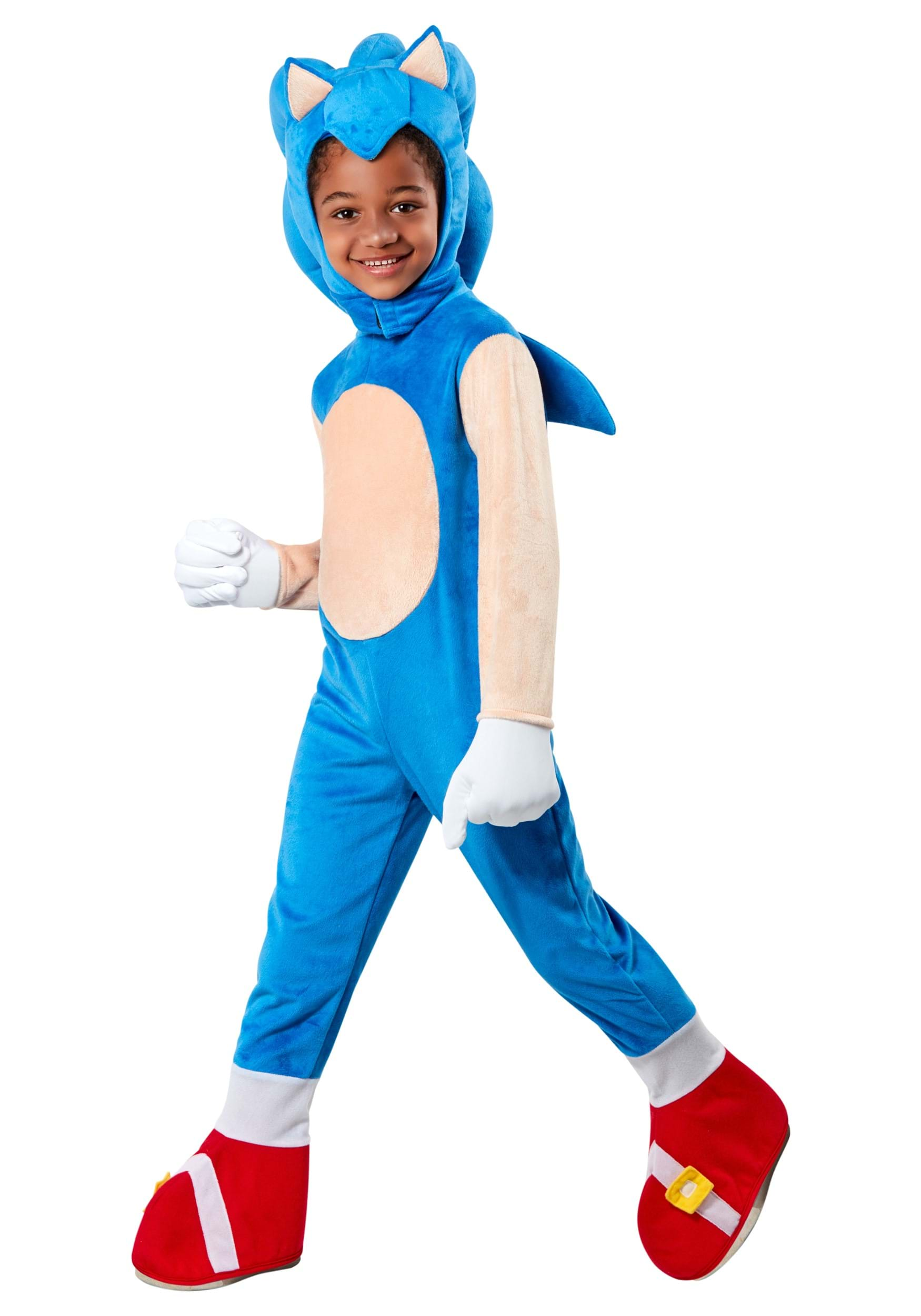 Sonic The Hedgehog Full Body Deluxe Kid's Costume