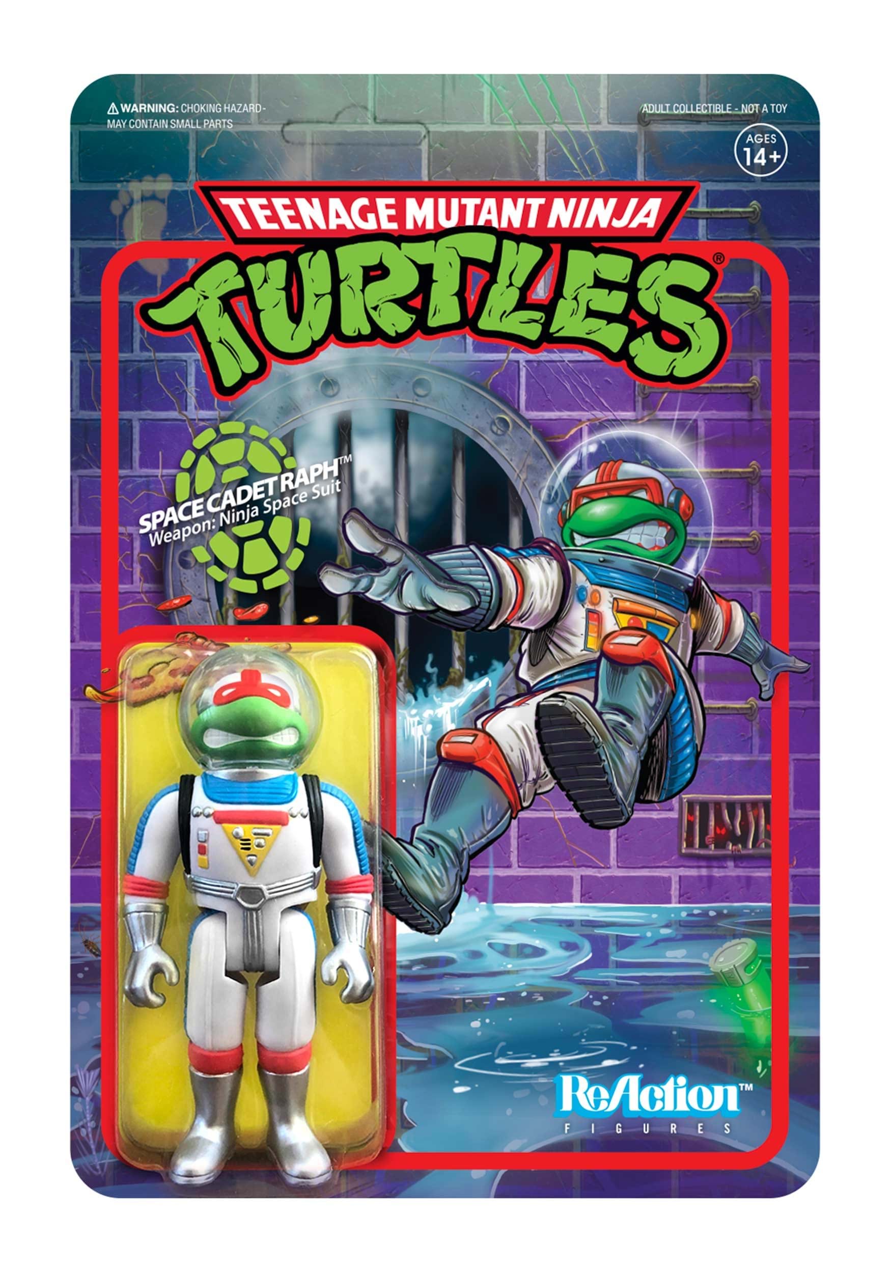 Teenage Mutant Ninja Turtles Space Cadet Raphael ReAction Figure