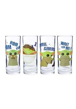 Star Wars The Mandalorian Baby Yoda 4pc Glass Set UPD