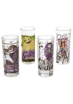 Nightmare Before Christmas Character 4pc Glass Set