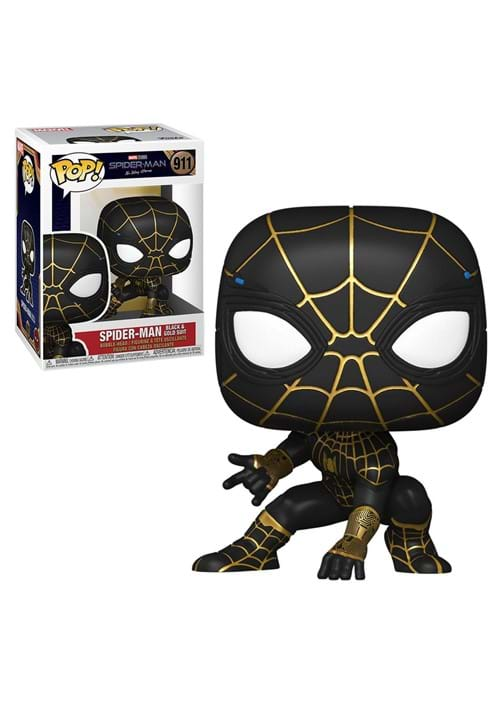 POP Marvel Spider-Man No Way Home Spider Man Black Gold