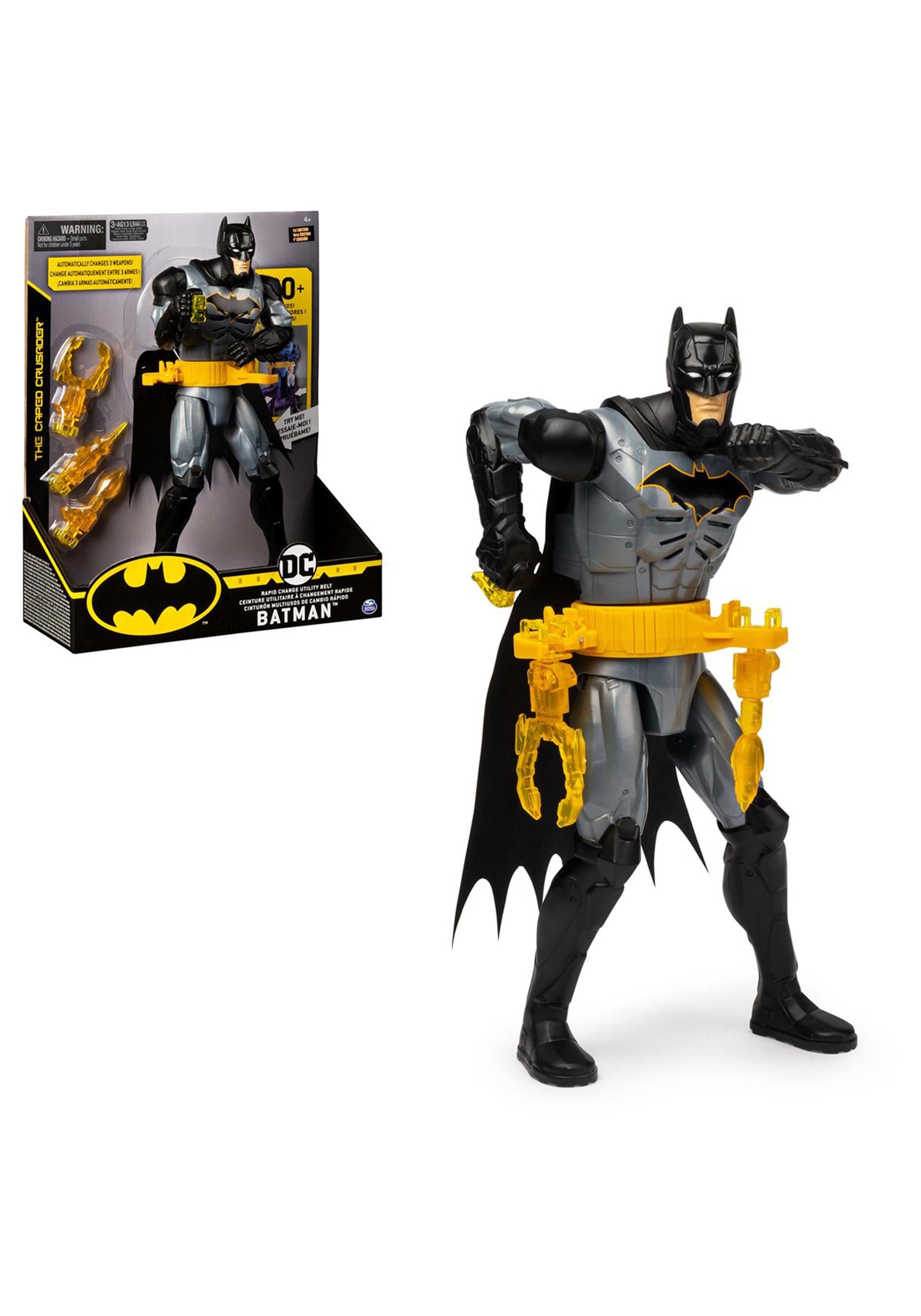 Batman 12-Inch Deluxe Action Figure with Rapid Change Utility Belt