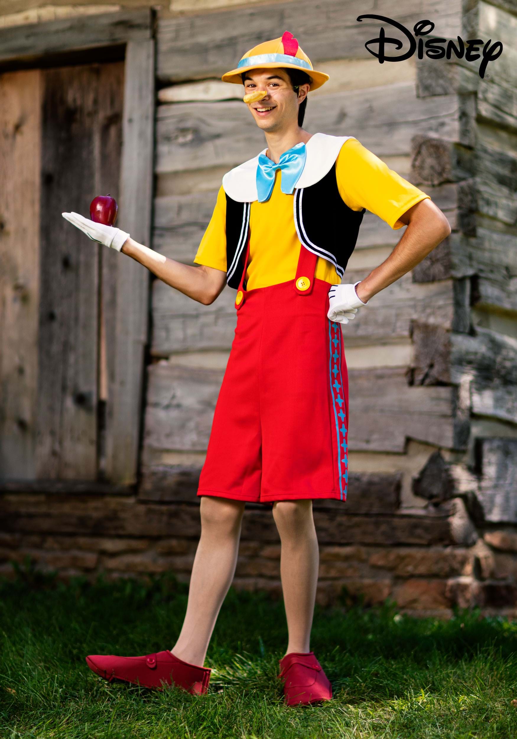 Deluxe Pinocchio Disney Costume for Adults