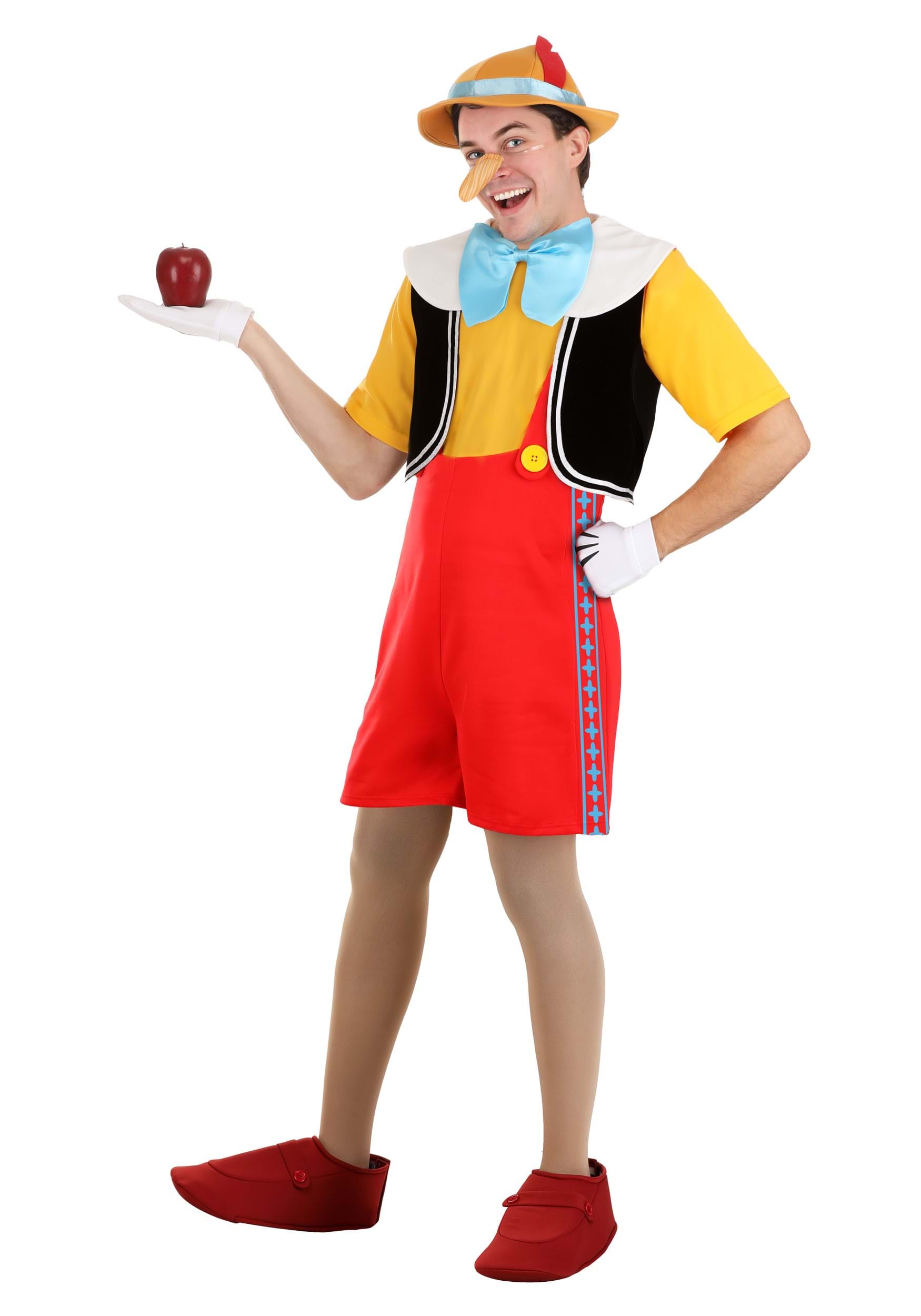 Deluxe Pinocchio Disney Costume for Adults