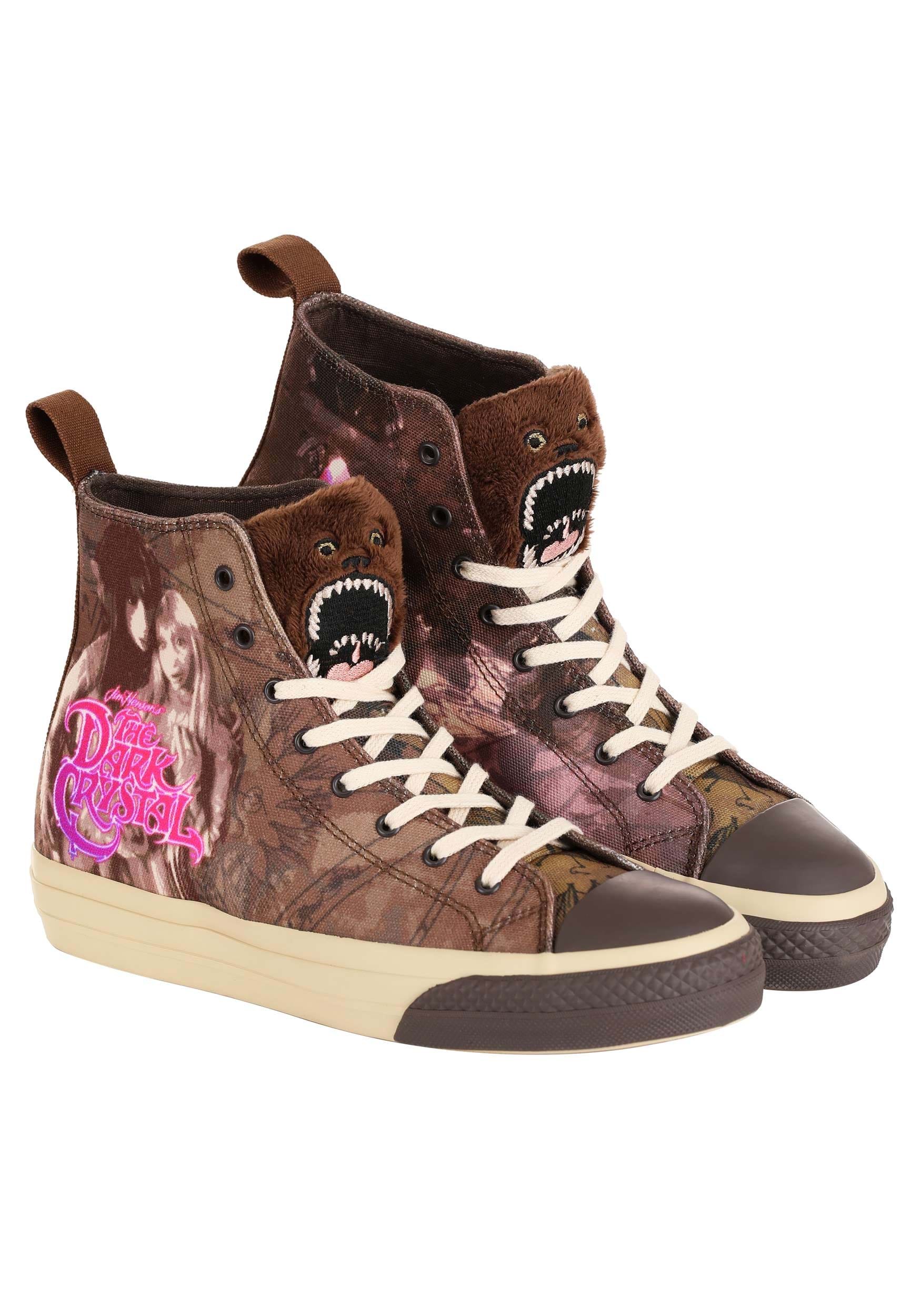 Fizzgig and Skeksis The Dark Crystal High Top Shoes