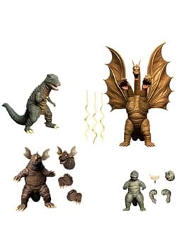 5 Points XL Godzilla Destroy All Monsters 1968 Figure Set 2