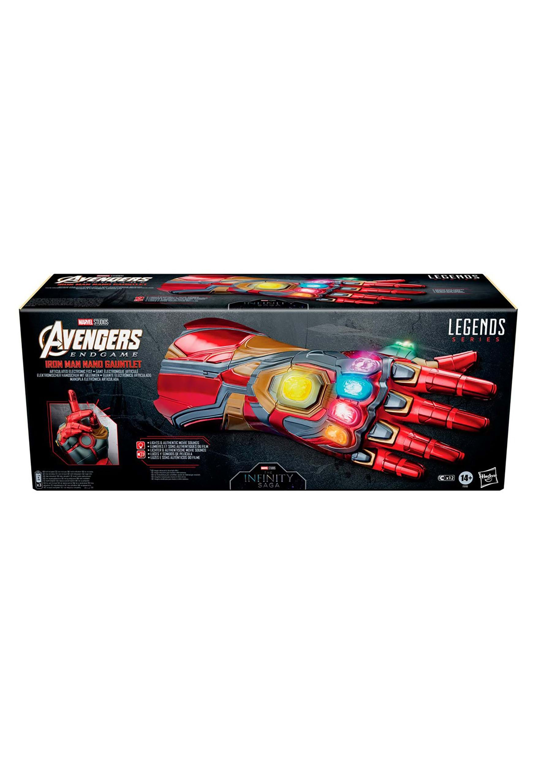 Marvel Legends Avengers: Endgame Iron Man Nano Gauntlet Prop Replica