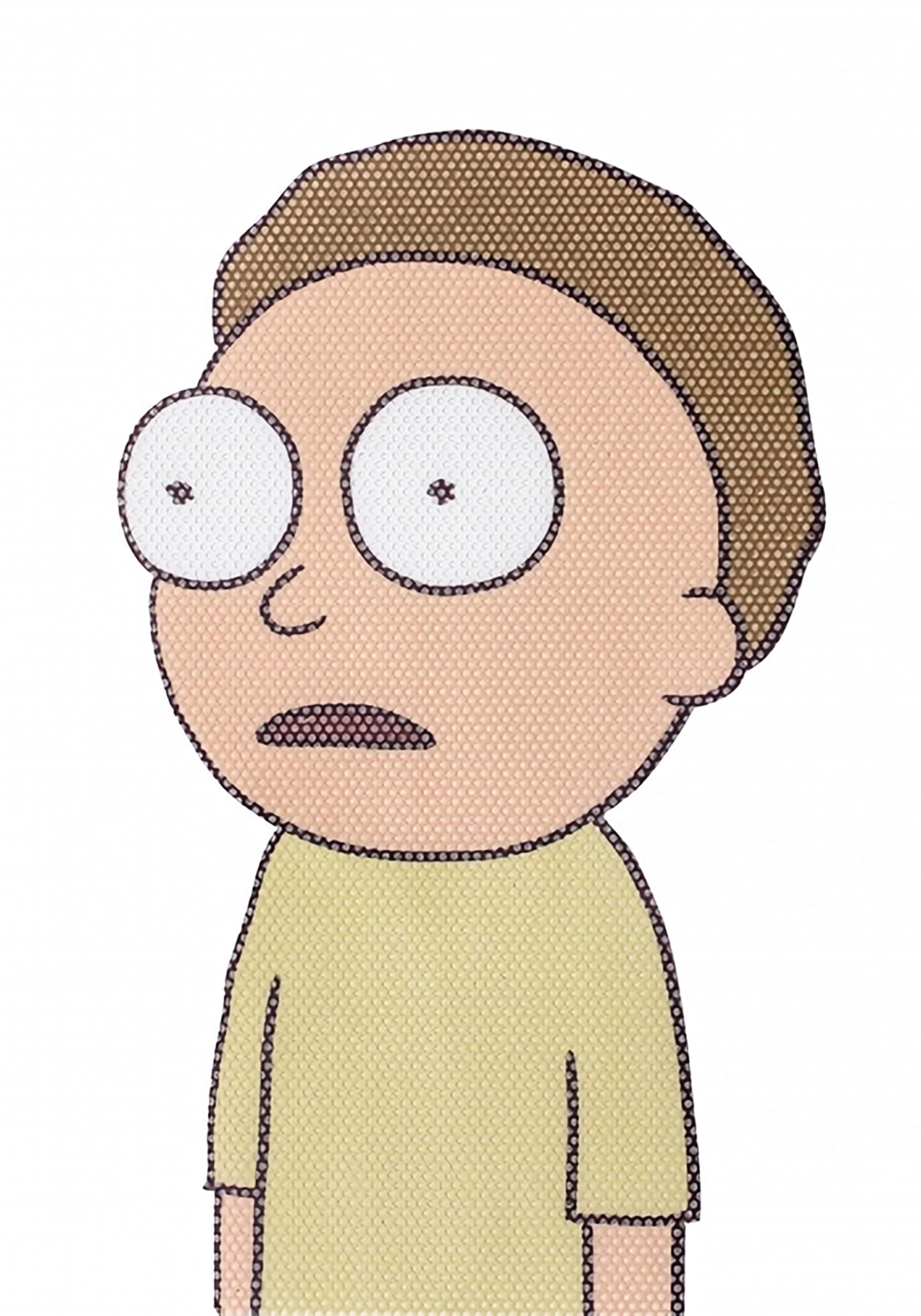 Rick and Morty Ride with Morty Car Sticker Accessory