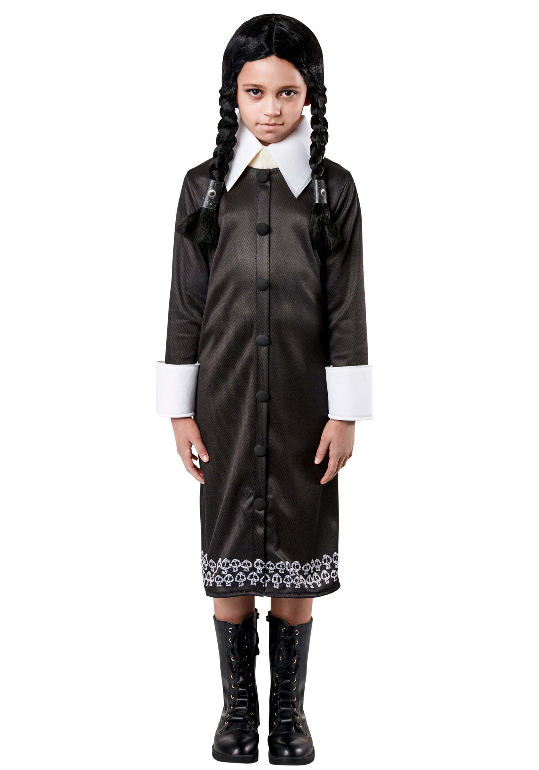 The Addams Family 2 Wednesday Girls Costume