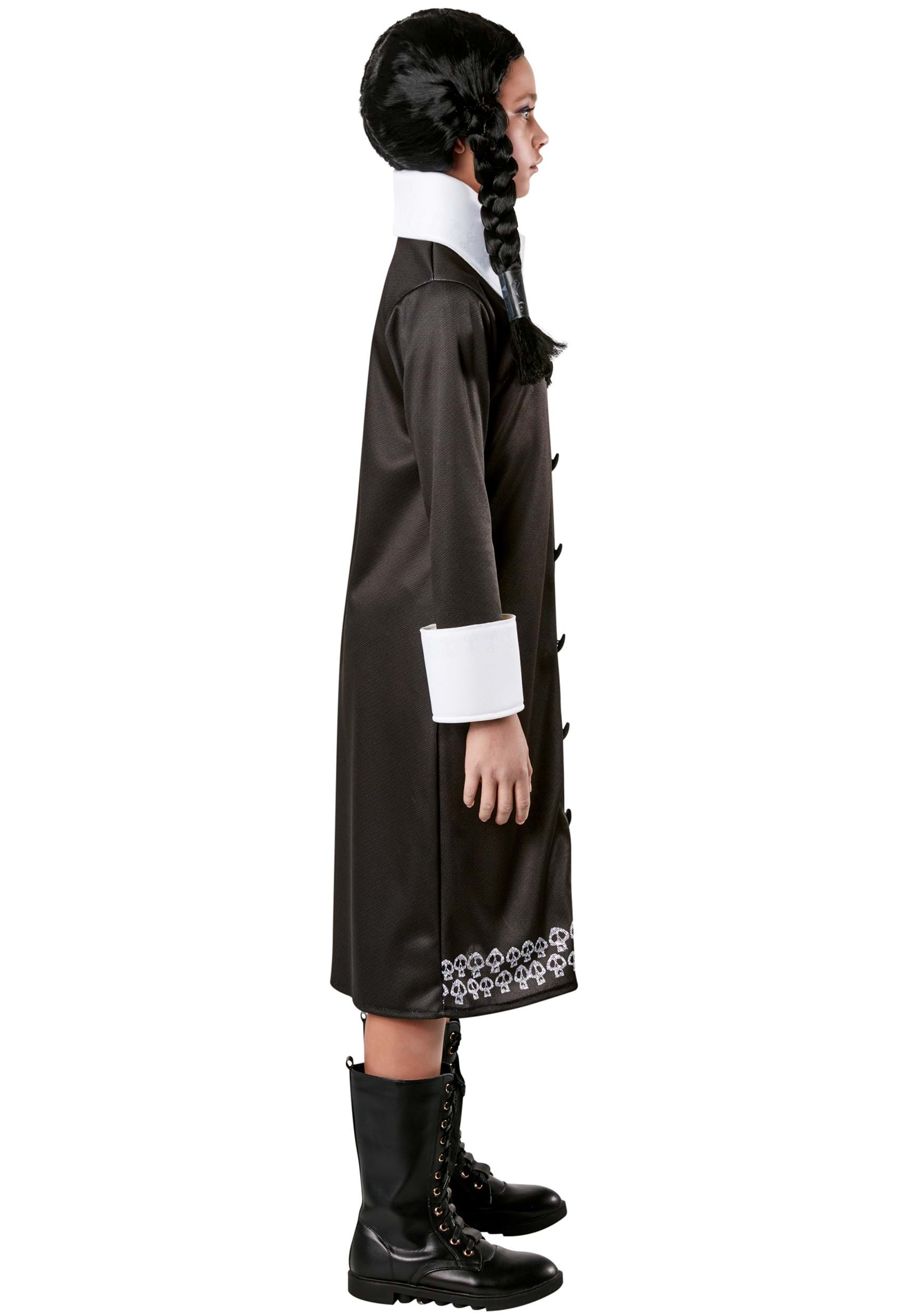  Spirit Halloween Adult Wednesday Addams Costume - L : Clothing,  Shoes & Jewelry