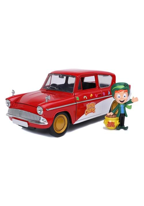 1 24 Scale Lucky Charms 59 Ford Anglia w Leprechaun Figure