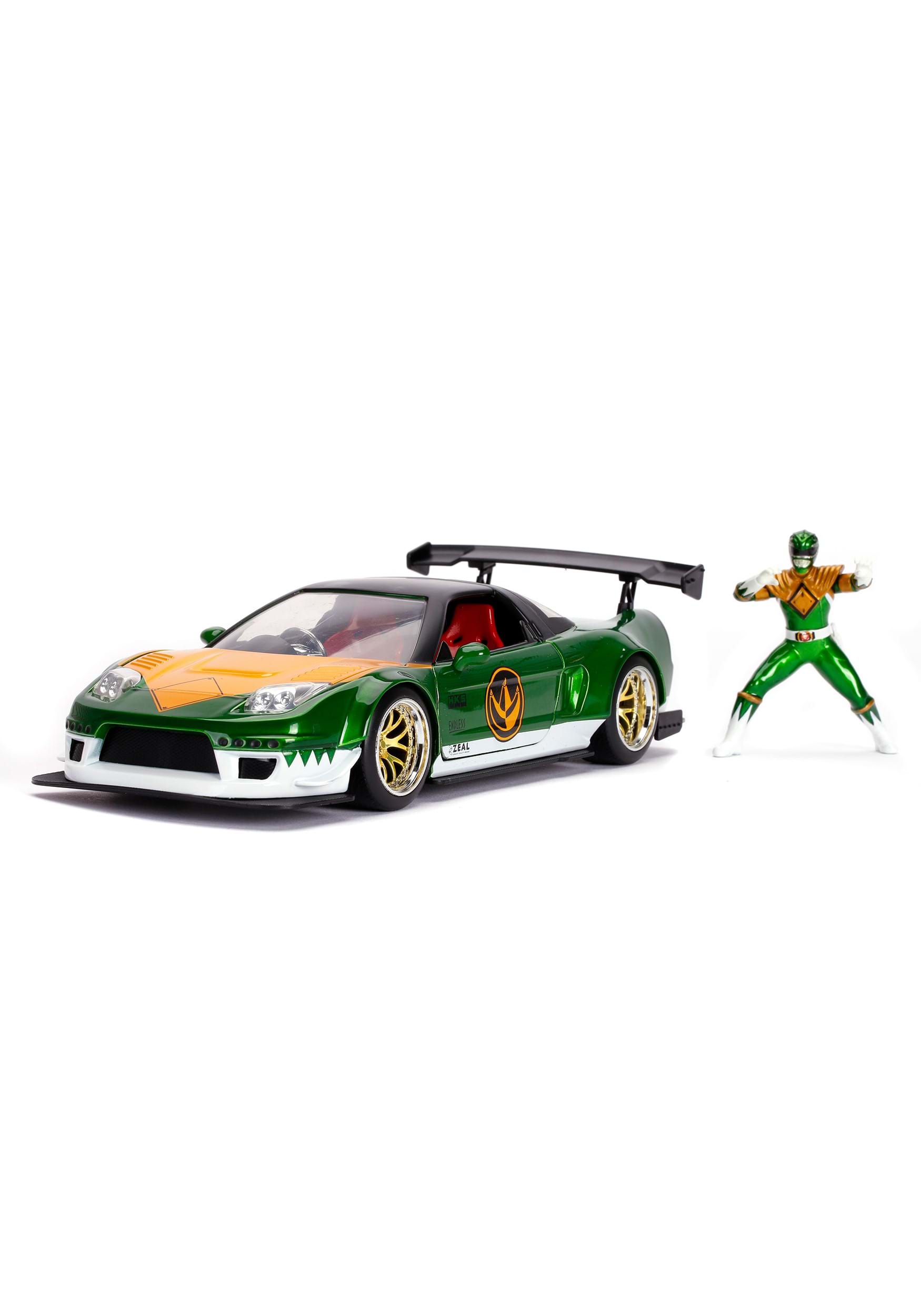 1:24 Scale Power Rangers 02 Honda NSX & Green Ranger Figure