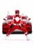 124 Scale Power Rangers 09 Nissan GT R Red Ranger Figure A1