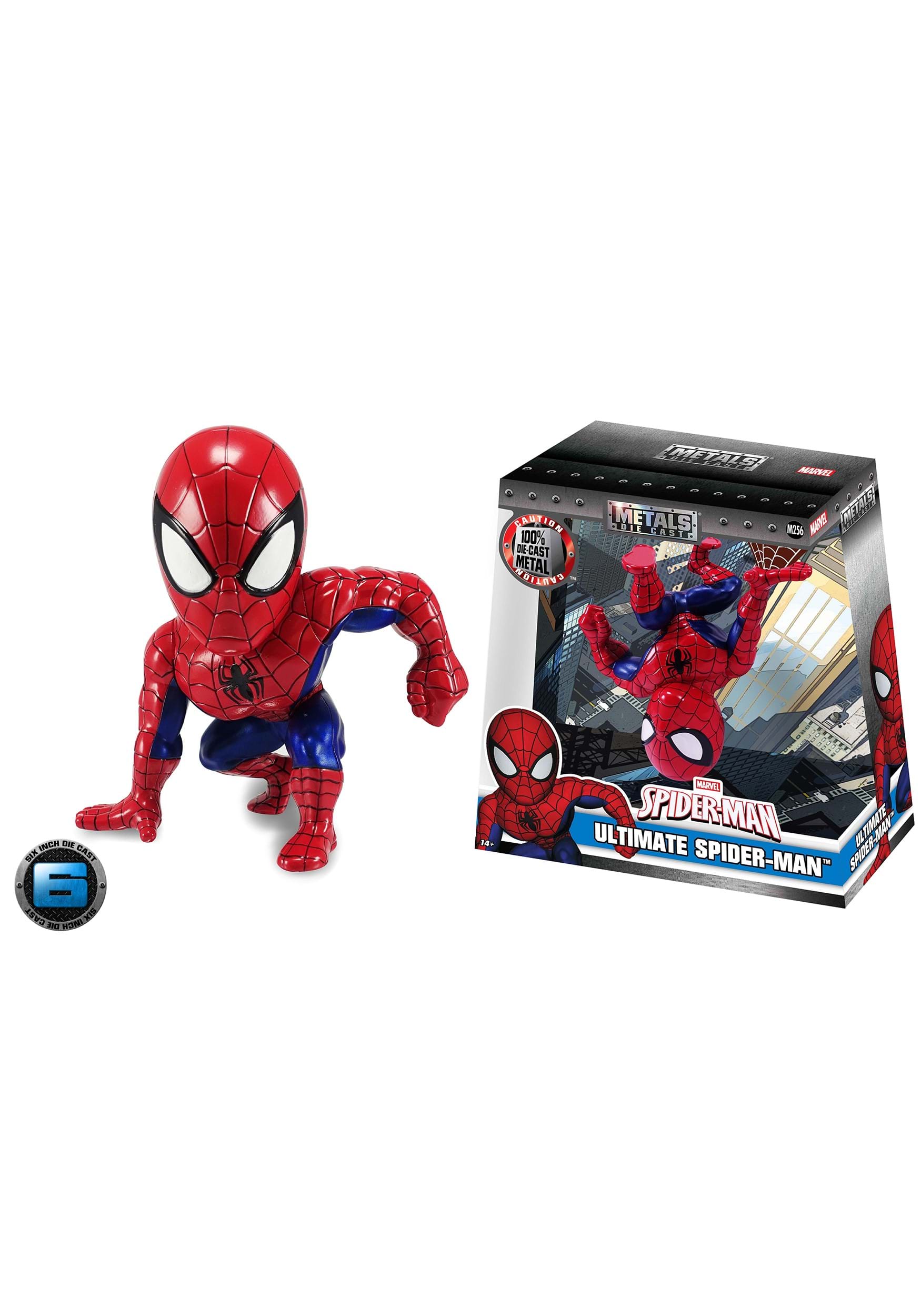 6 Inch Metals Ultimate Marvel Spider-Man Figure | Spiderman Gifts