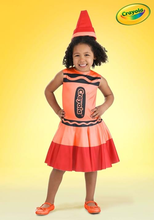 Red Crayon Toddler Costume Dress