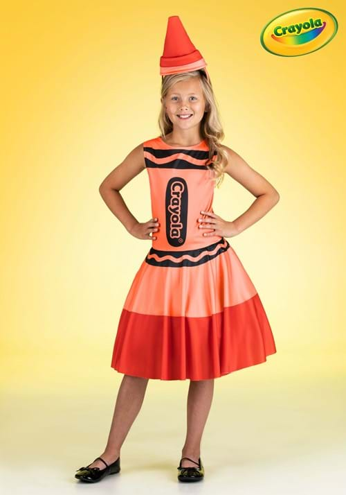 Kid's Red Crayon Costume Dress