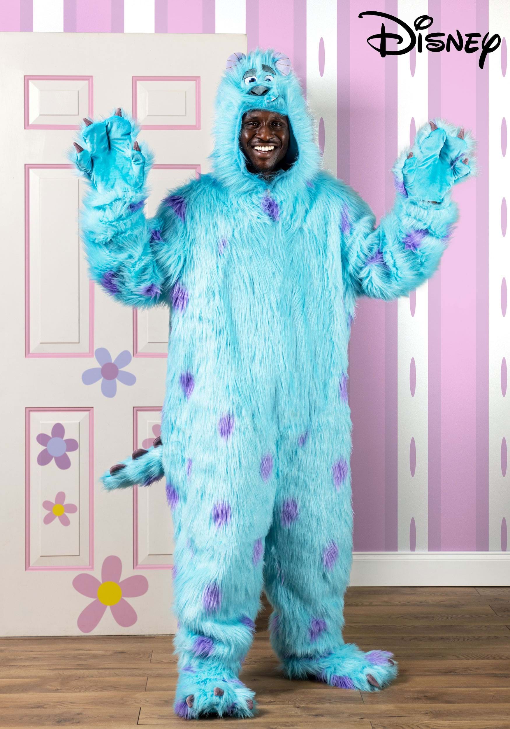 Disney Monsters Inc Hooded Sulley Adult Costume