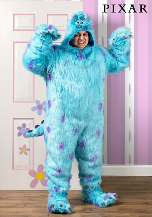 Plus Size Hooded Monsters Inc Sulley Costume