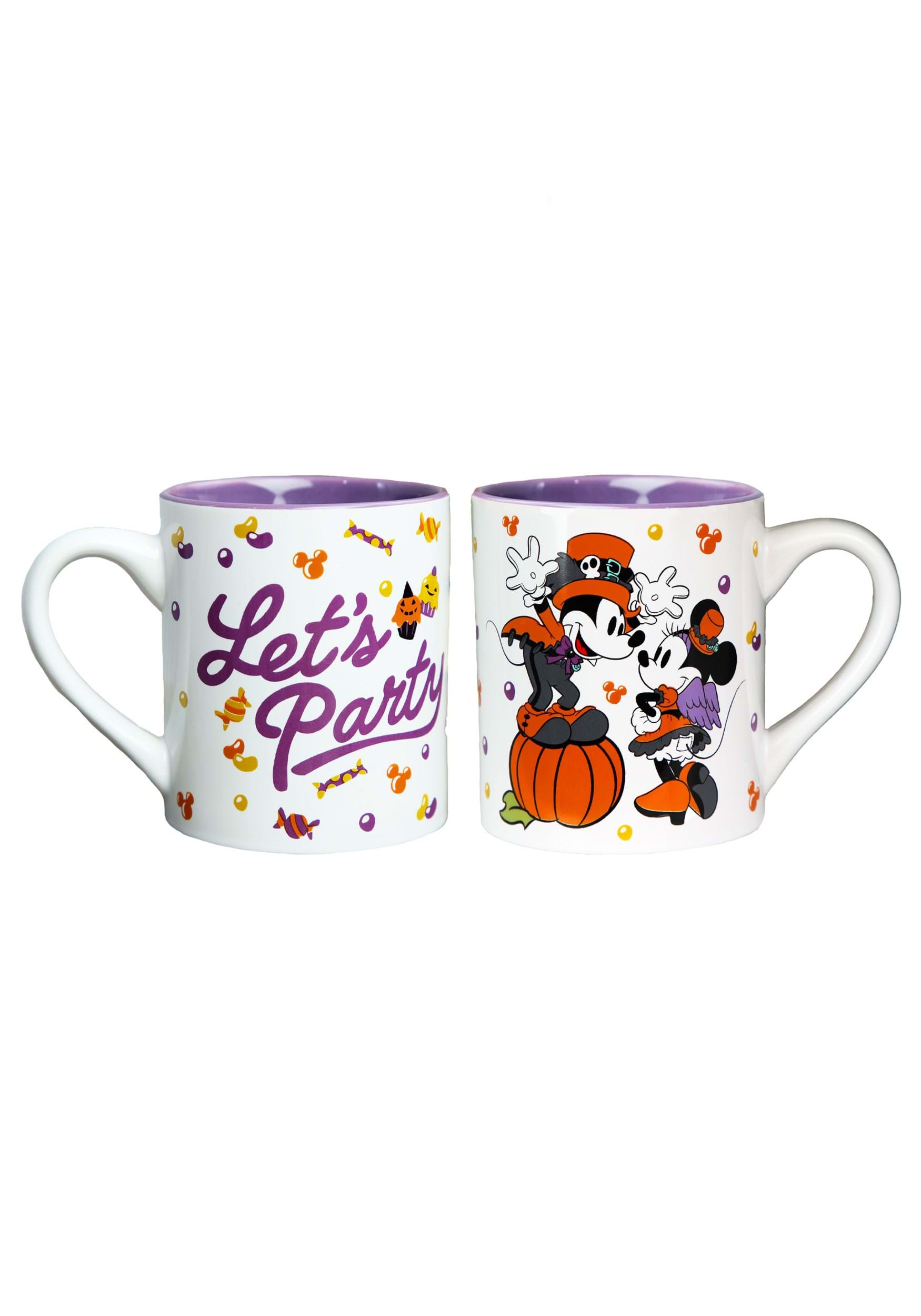 Halloween Disney Mickey and Minnie Lets Party Mug