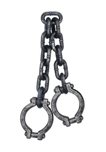 Chain Gang Silver Shackles | Costume Accessories