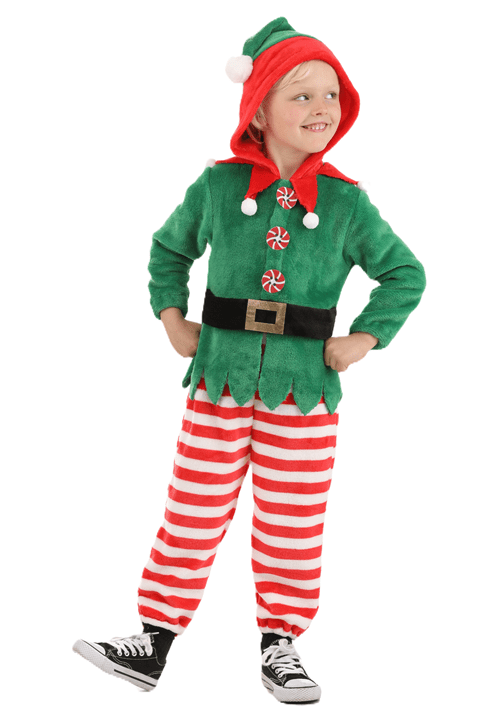 Toddler Elf Jumpsuit Costume