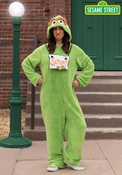 Sesame Steet Oscar the Grouch Costume for Adults