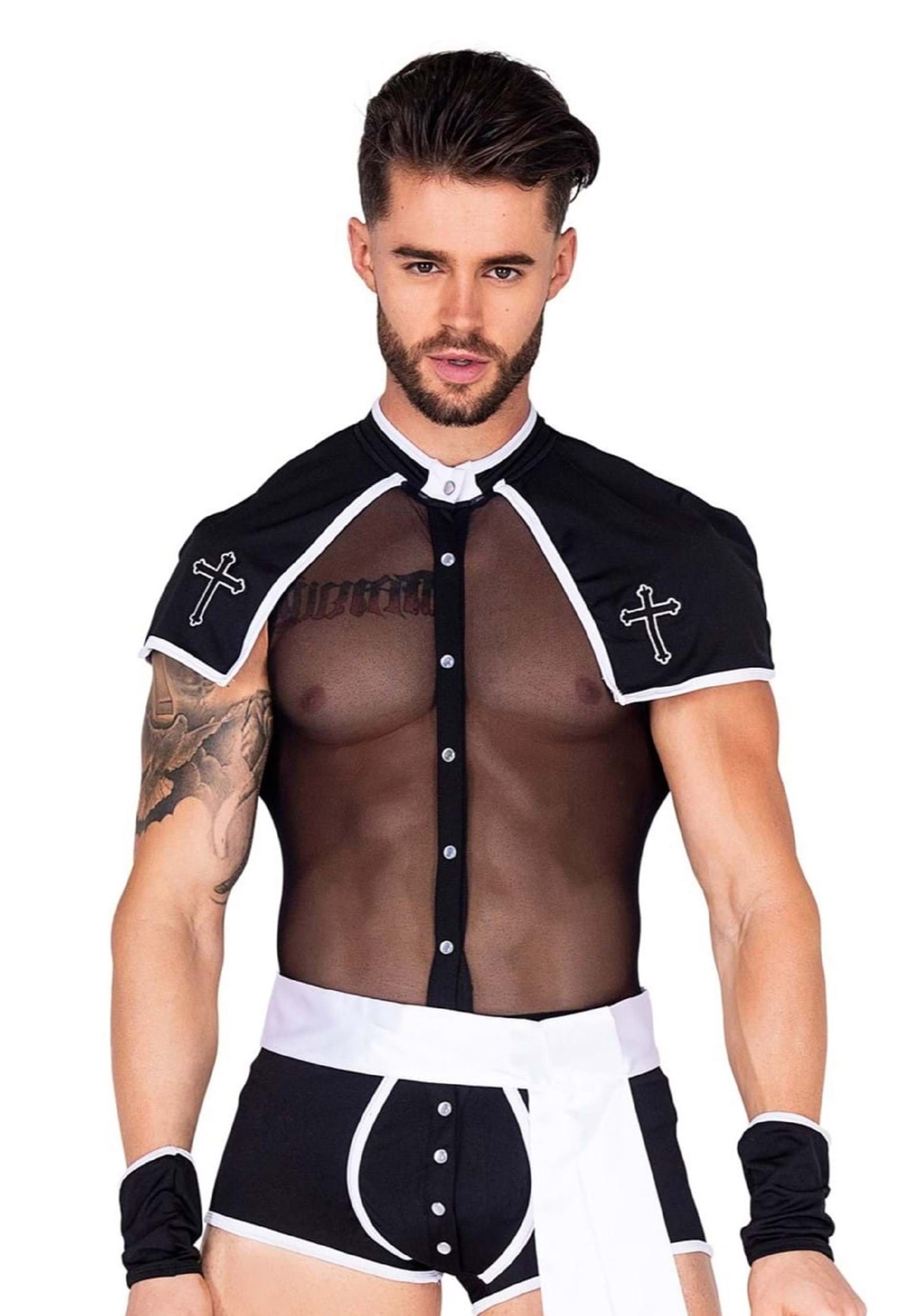 Sexy Men's Sinful Confession Costume