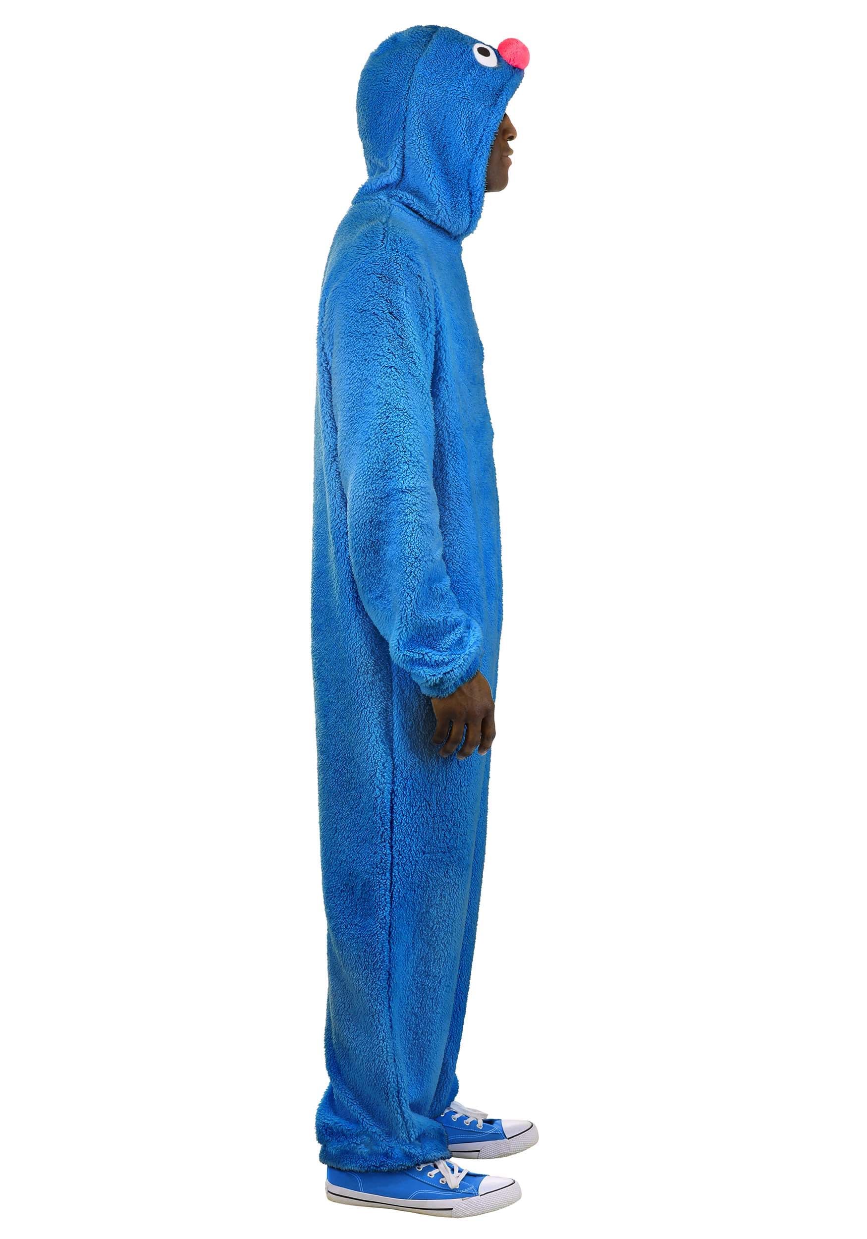 Sesame Street Grover Jumpsuit Adult Costume