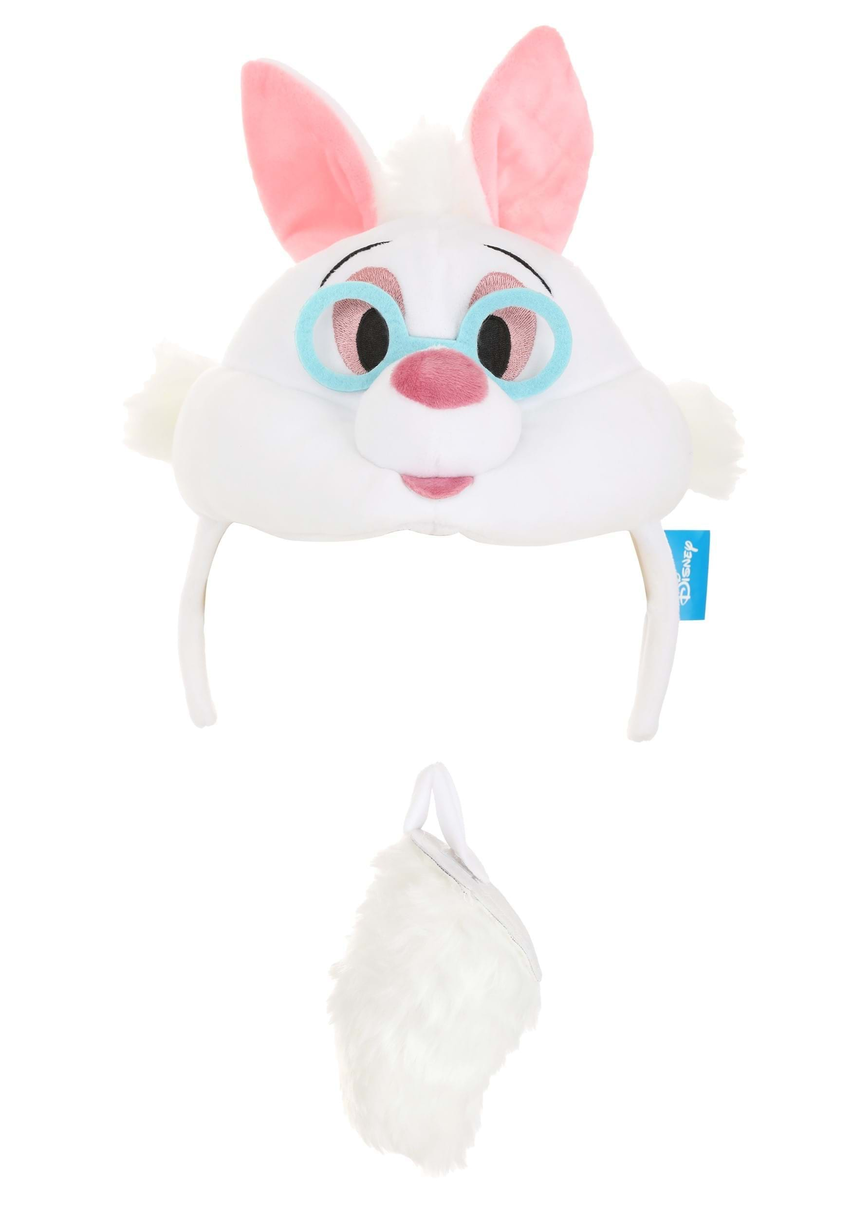 Disney White Rabbit Plush Tail & Headband Kit