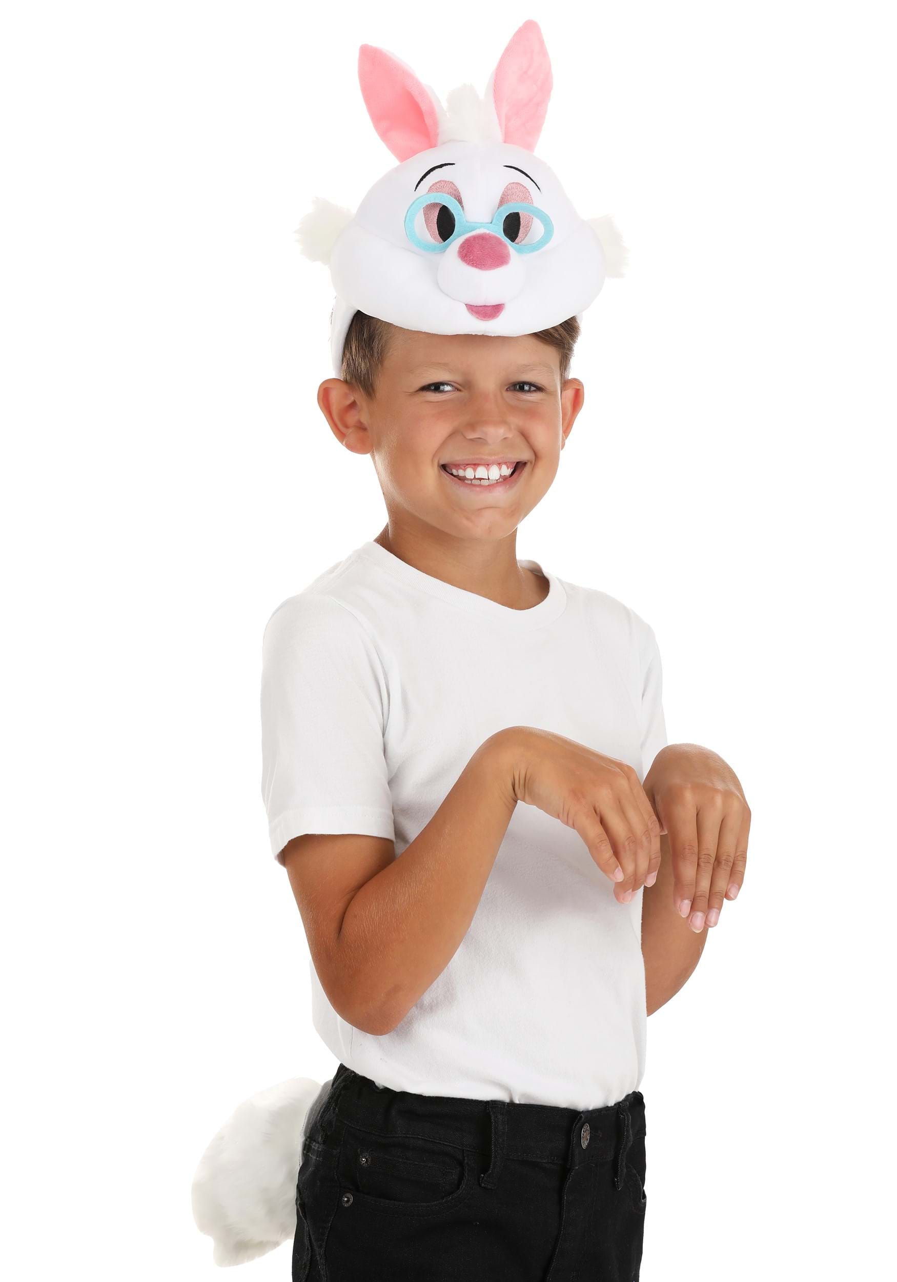Disney White Rabbit Plush Tail & Headband Kit