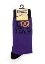 The Office Pretzel Day Crew Socks Alt 1