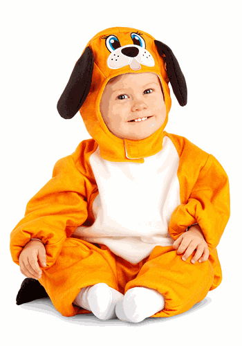 Infant Reversible Cat Dog Costume