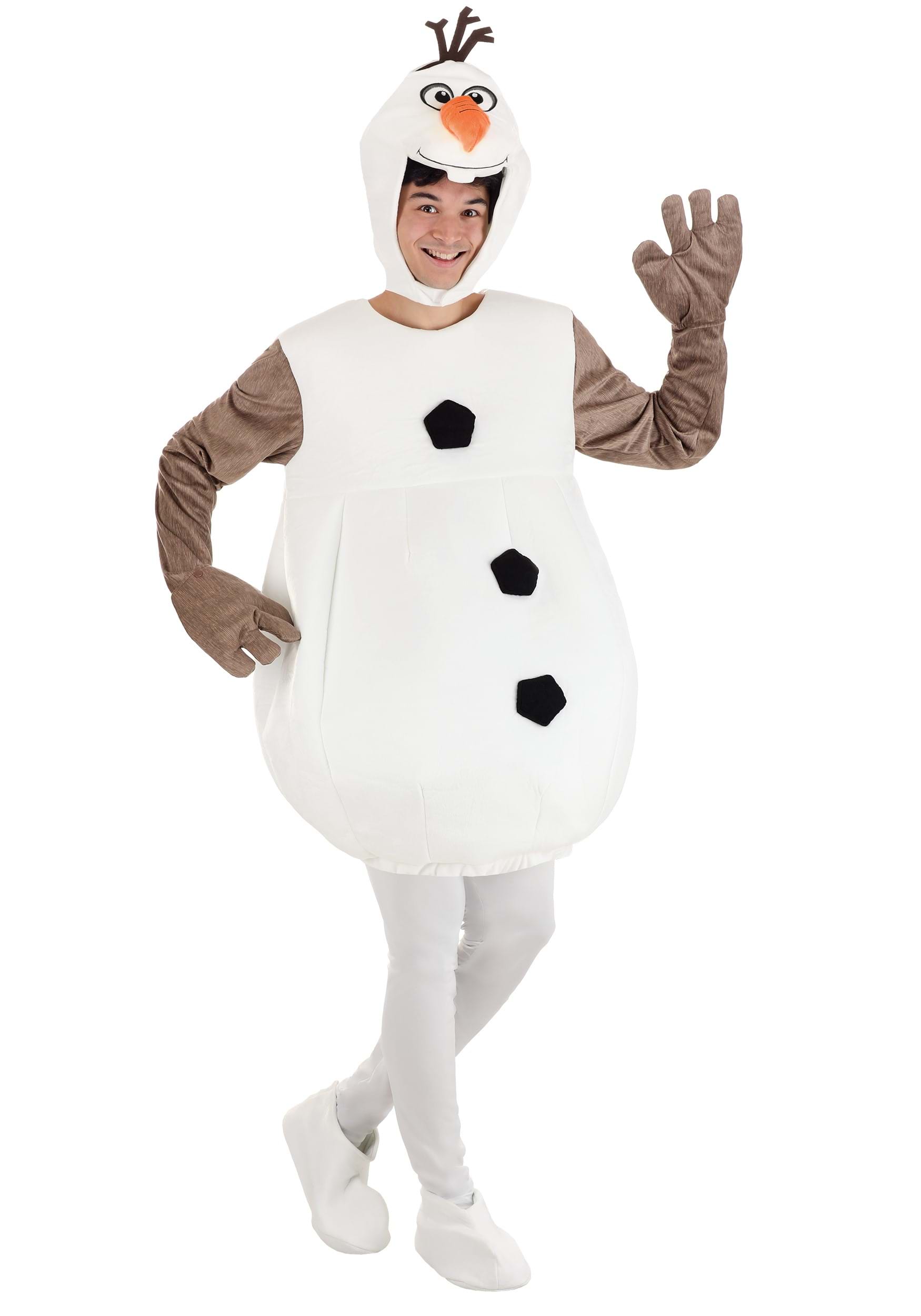 Photos - Fancy Dress FUN Costumes Frozen Olaf Adult Costume Orange/Brown/White FUN3499A