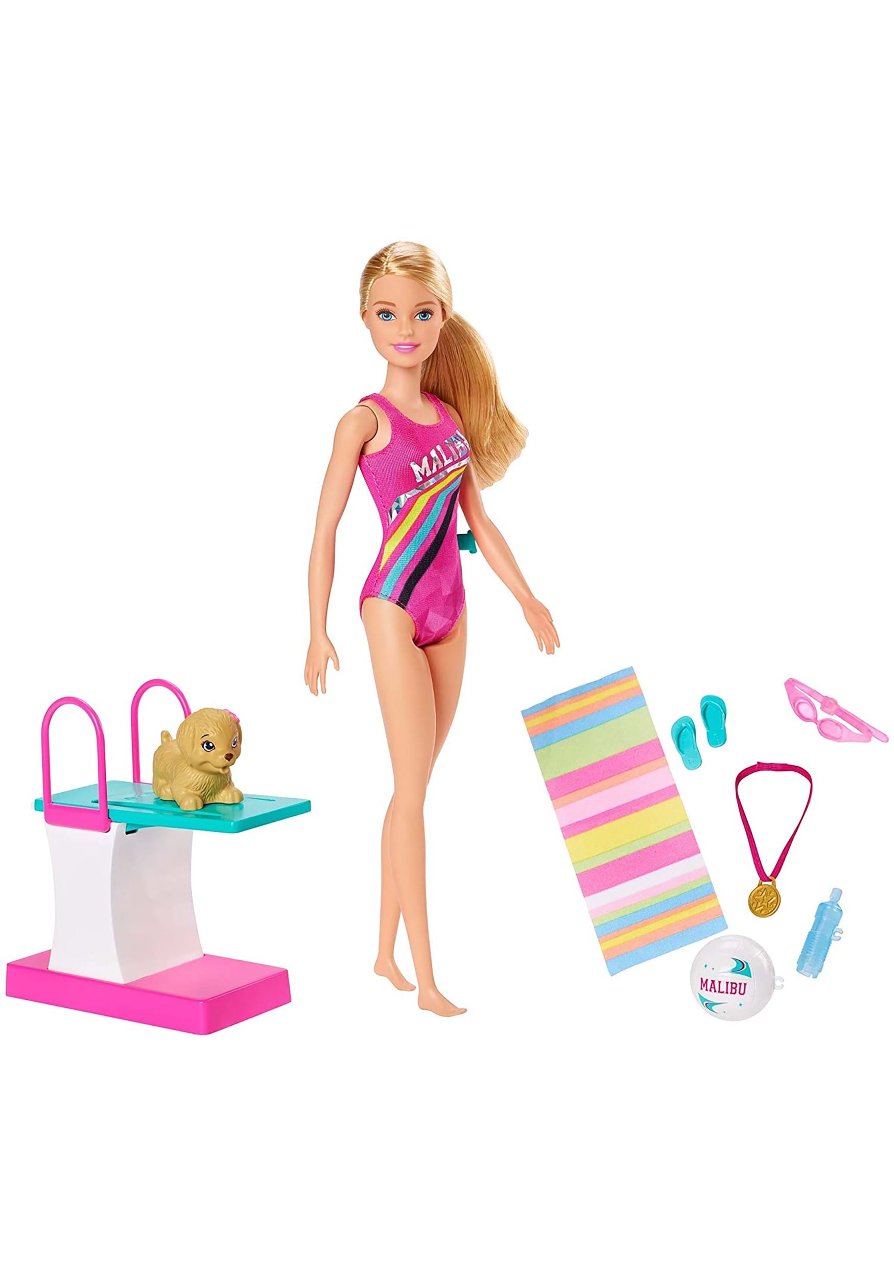 Barbie Dreamhouse Adventures Swim N Dive Doll & Accessories