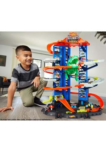 Ultimate Hot Wheels Garage Robo T-Rex Playset