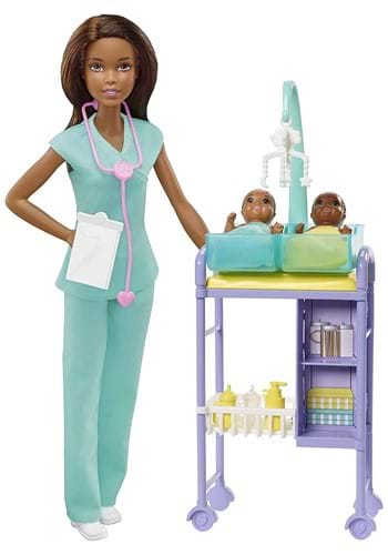 Barbie You Can Be Baby Doctor Doll and Playset