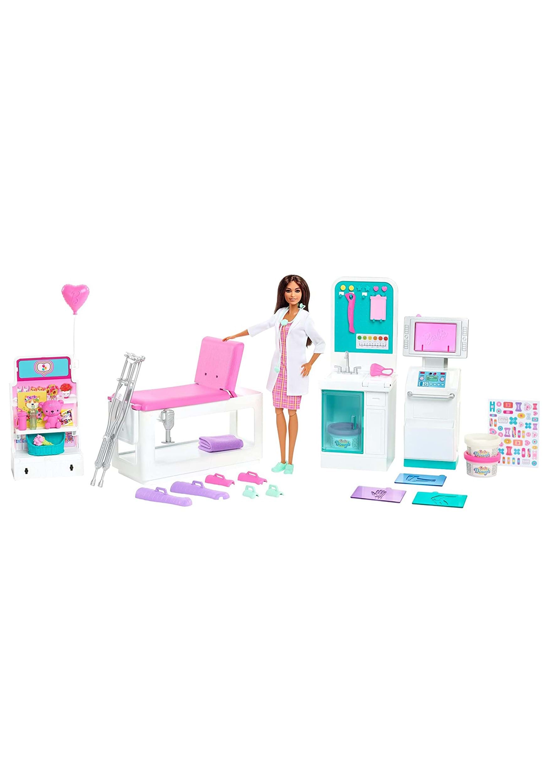 Barbie Fast Cast Clinic Playset with Doctor Doll