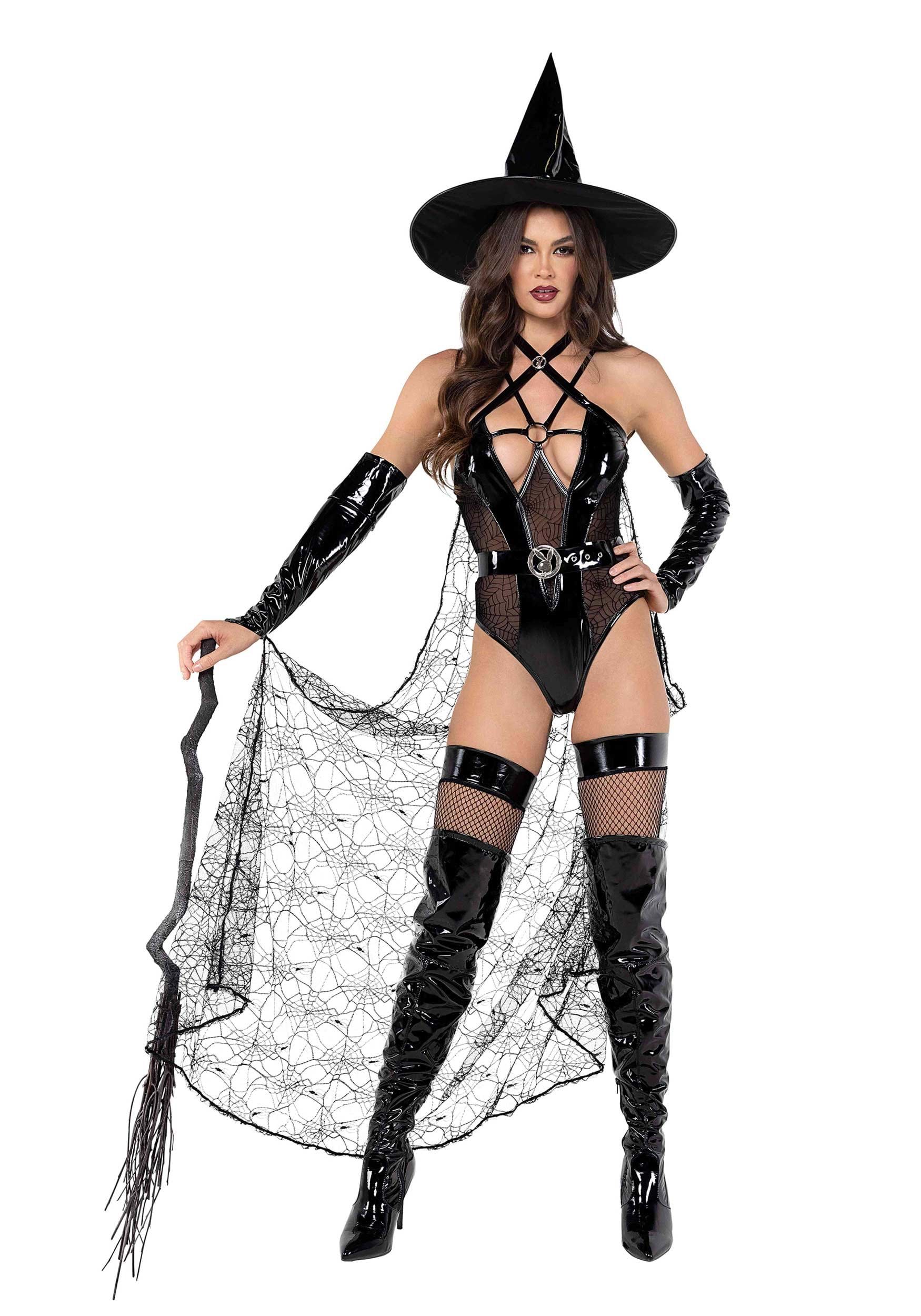 Photos - Fancy Dress Roma Playboy Wicked Witch Women's Costume Black ROPB113 