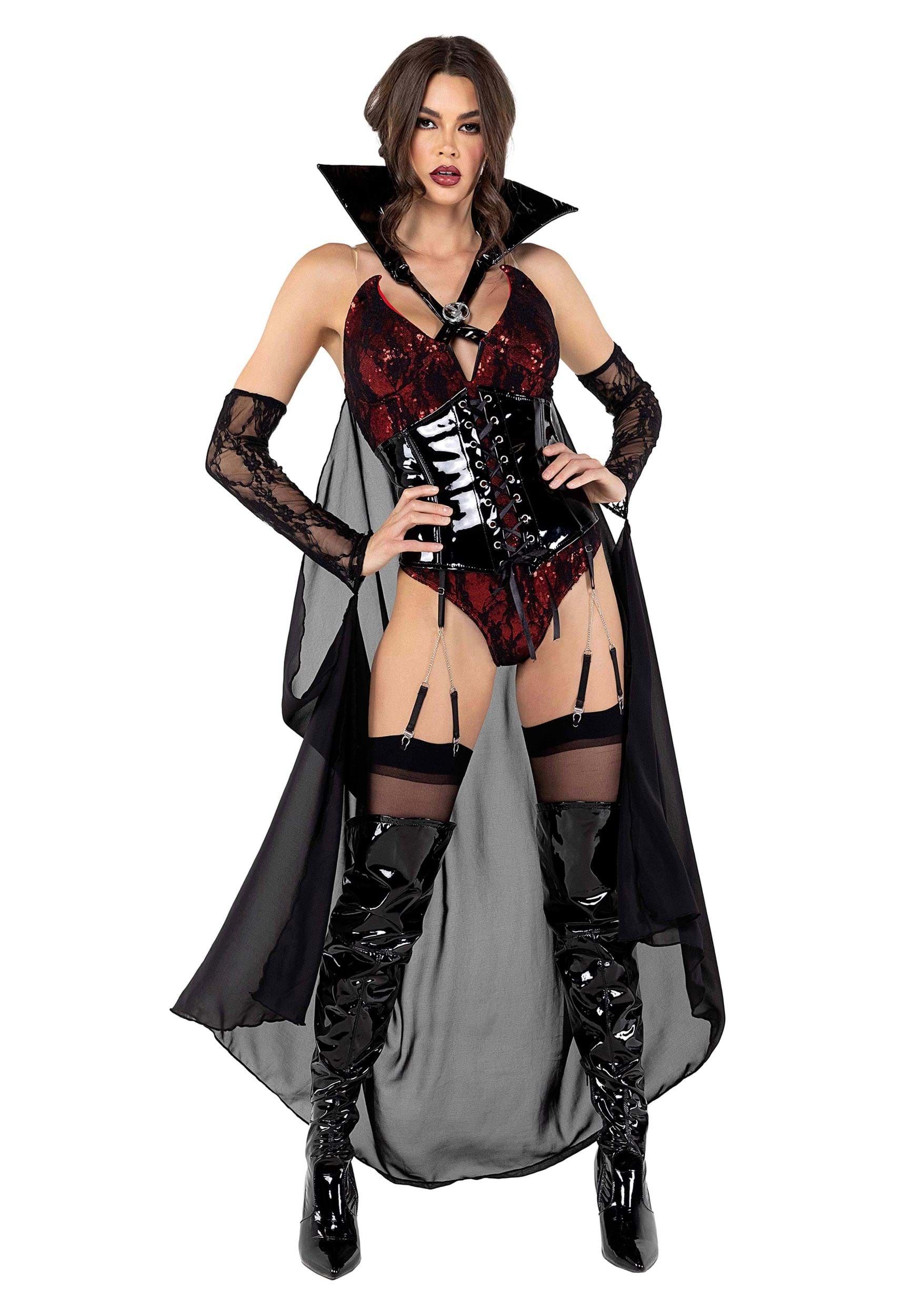 Photos - Fancy Dress Roma Playboy Vampire Women's Costume Black/Red ROPB115 