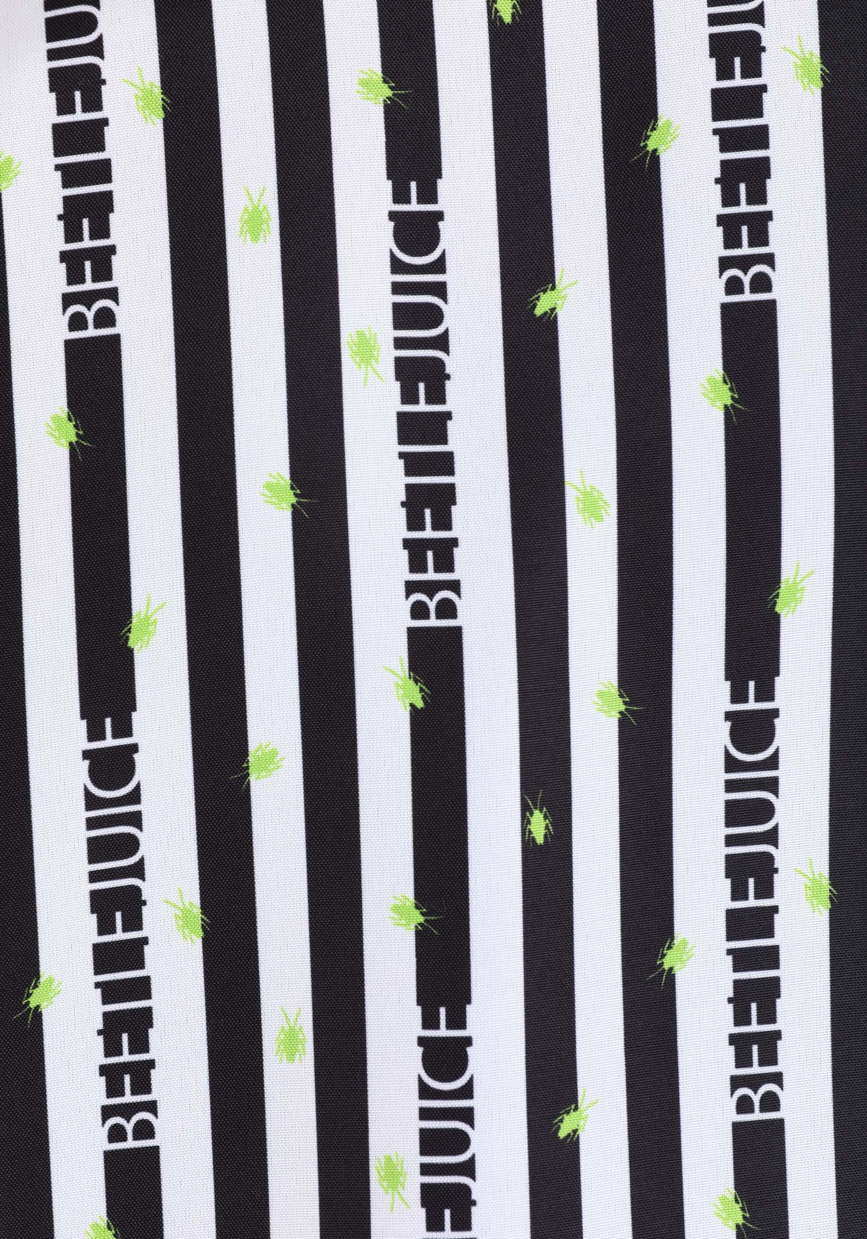 Adult Striped Logo Beetlejuice Shirt , Beetlejuice Apparel