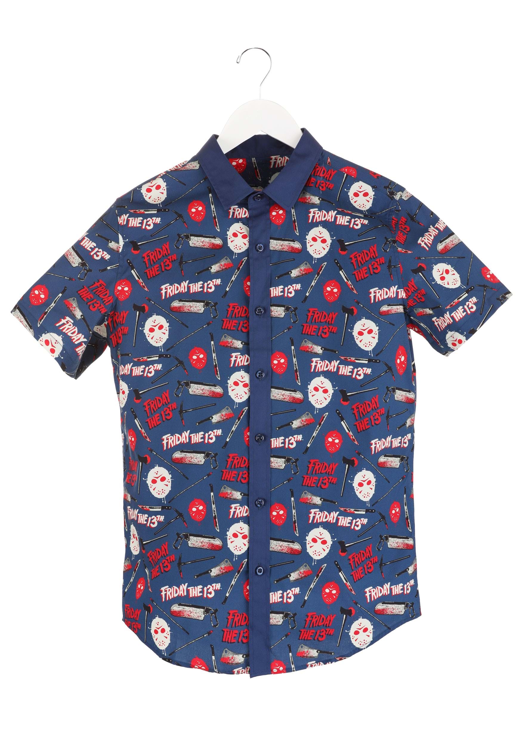 Friday the 13th button up shirt