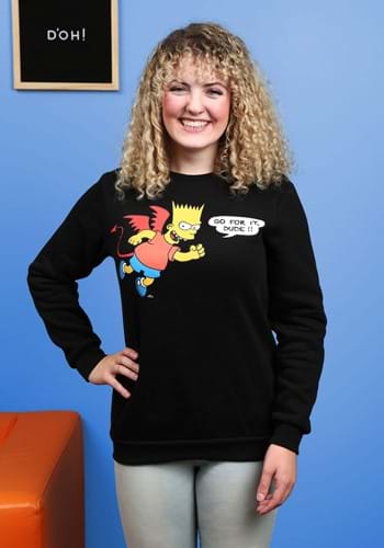 Bart Simpson Devil Unisex Crewneck Sweater