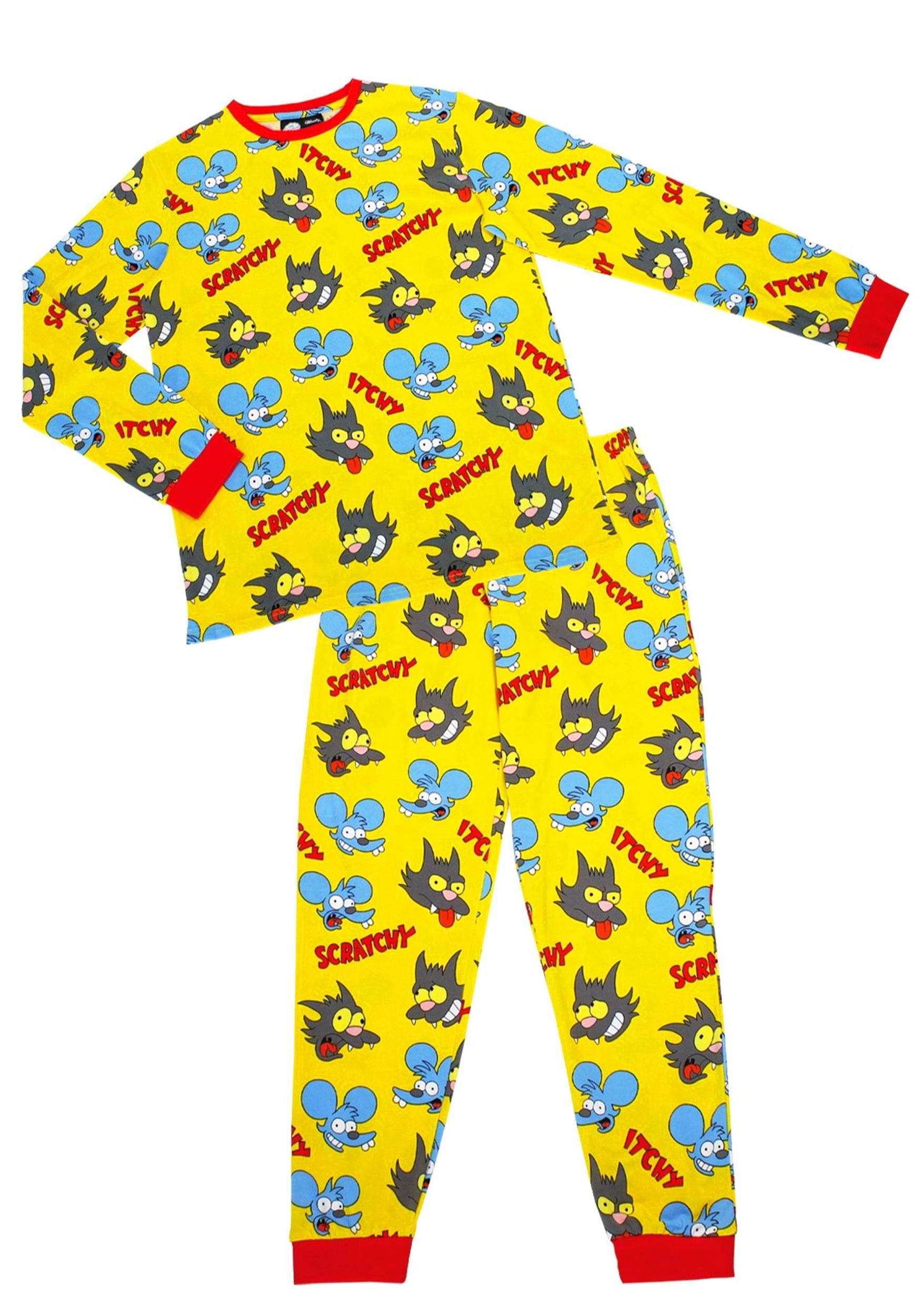 Cakeworthy Itchy and Scratchy Unisex PJ Set